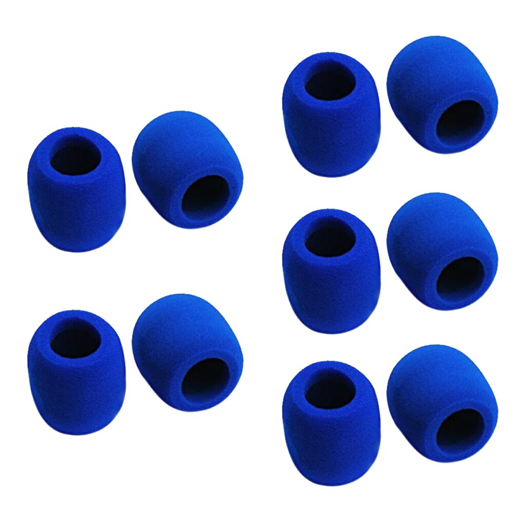 Blue Microphone Cover Microphone Windscreen Foam Cover Top Grade 10 Pack