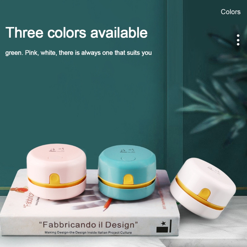 Electric Hand Held Vacuum Cleaner Small USB Rechargeable Cordless Car Desktop Mini Cleanning Device for Home Appliance D7YA