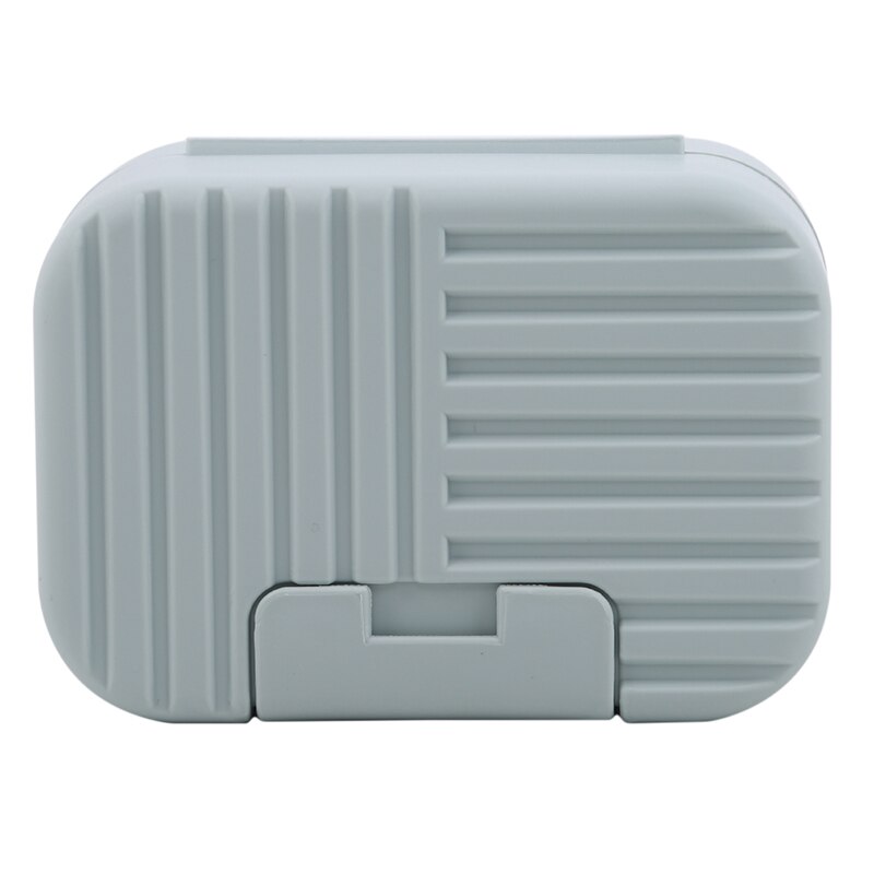 Styl skandynawski mydło pudełko z pokrywką zamknięte podróży przenośne pudełko mydło domu łazienka pudełko na mydło: naszywka niebieski