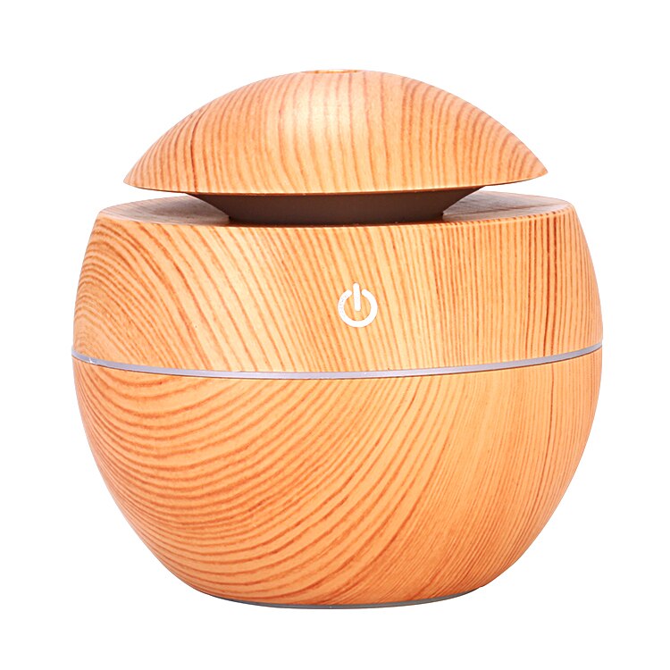Diffuser Ultrasonic-Air-Humidifier Essential-Oil Aroma Office Home Led-Lights Aromatherapy for home diffuser essential oils: Light wood 2
