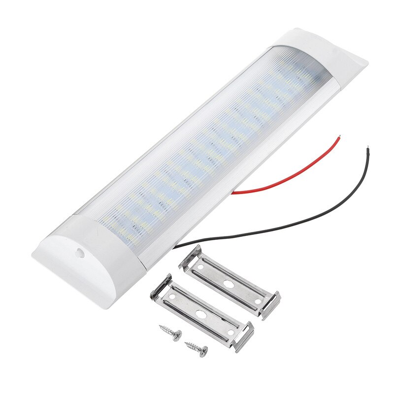 1/2/4PCS 24V 72 LED Light Bar Ceiling Lamp with Switch For Caravan RV Marine Boat Yacht Camping Car Motorhome Trailer