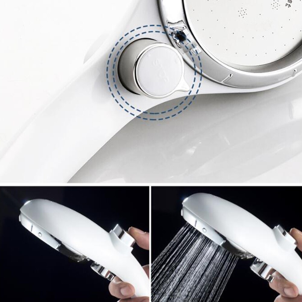 Aanpassen Hoge Druk Douchekop Waterbesparende Sproeikop Badkamer Kranen Hand Held Rain Douchekop Douchestraal