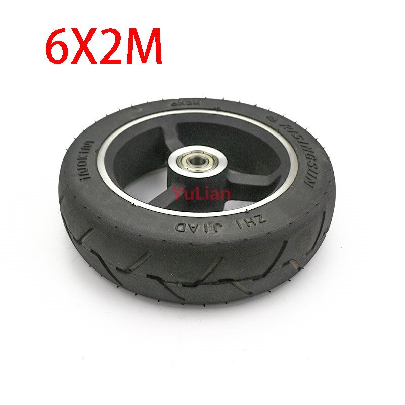 6 Inch Scooter wheel tire with hub Tube SetSize 6X2M tyre Electric Scooter Wheel Chair Truck Electric Scooter Pneumatic 6*2 tyre
