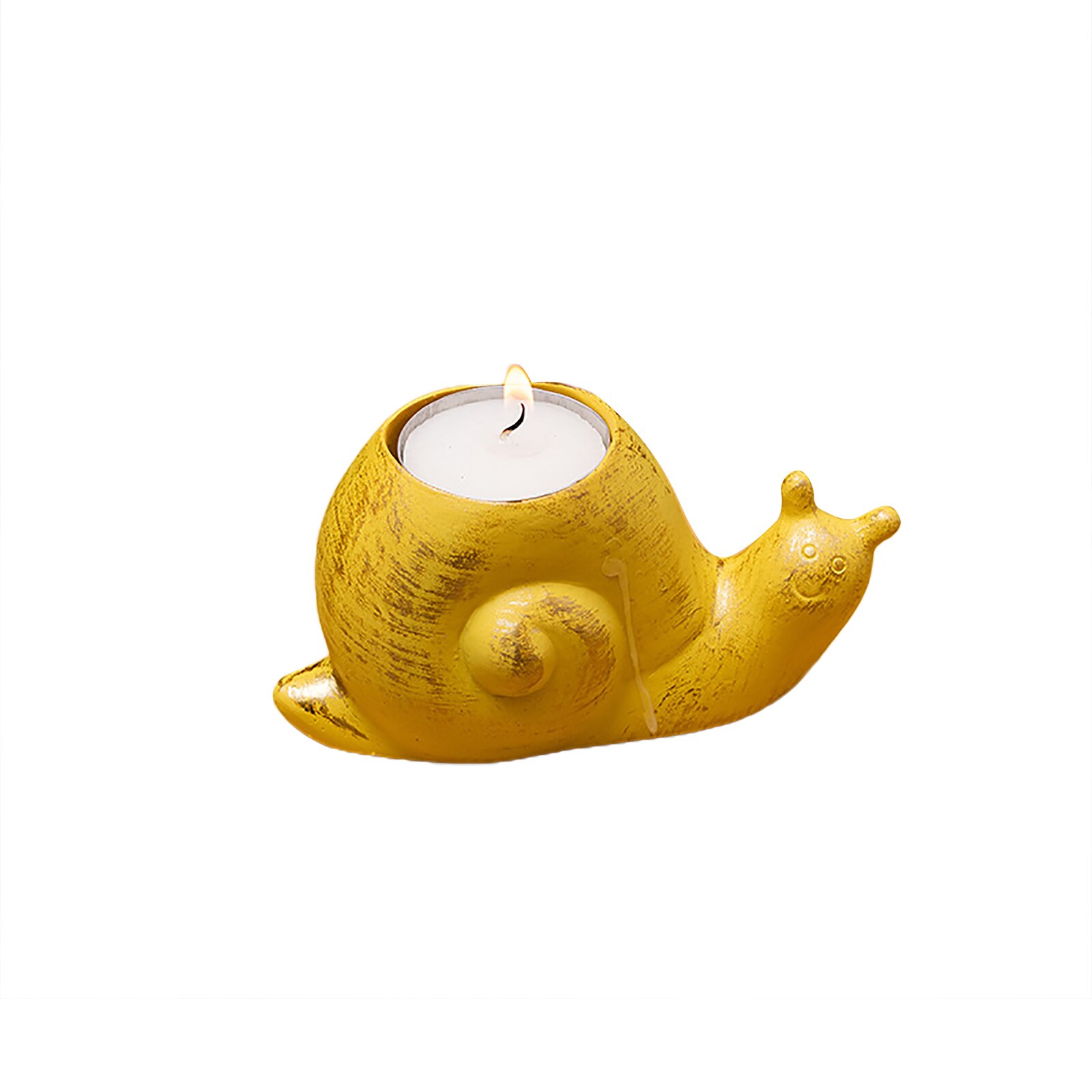 Candelabro de Pascua para decoración del hogar, portavelas con forma de caracol, cáscara de huevo y pollo, conejo, Animal, para: Snail