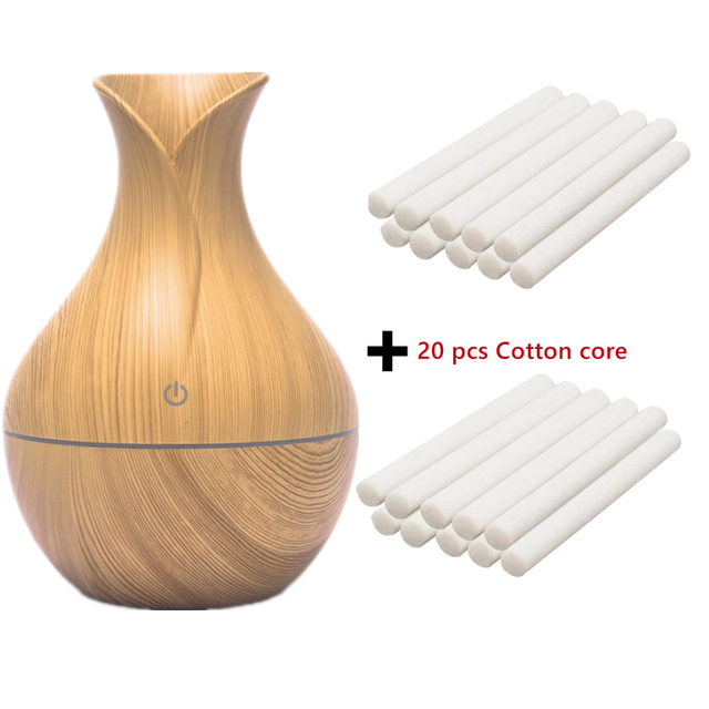 Mini USB Air Humidifier Mechanical Household Single Nozzle Cold Aroma Diffuser Color Light Heavy Ultrasonic Humidifier 130ML: E filter20