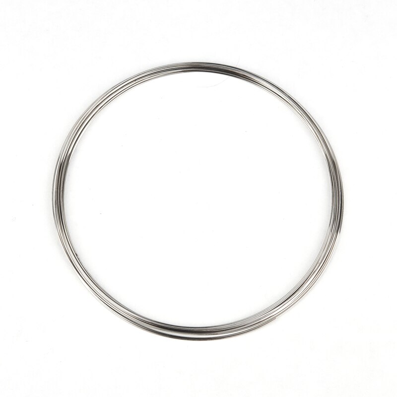 DoreenBeads filo per perline di memoria fatto a mano a 100 anelli per collana 140mm collana di gioielli fai-da-te accessori per risultati