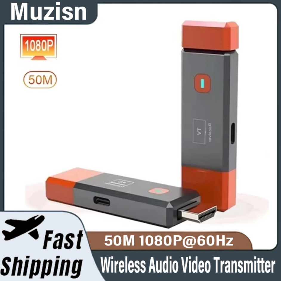 1080P 50M 5.8G Draadloze HDMI-compatibele Audio Video Zender Ontvanger Extender Camera Laptop PC naar TV Monitor Projector