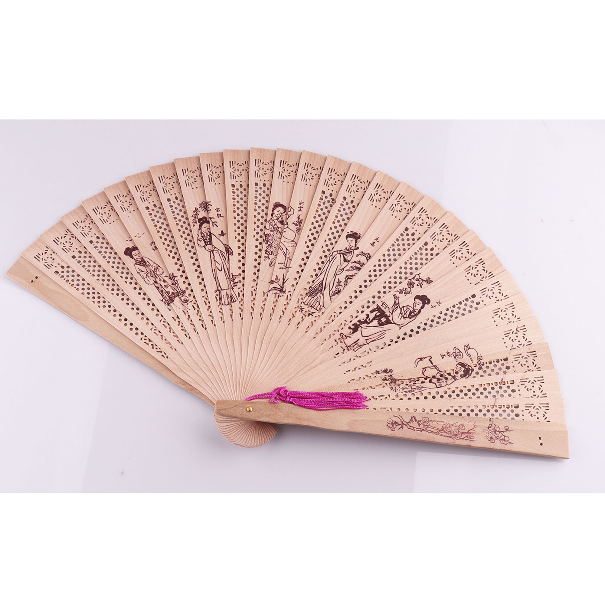 Natural Sandalwood Folding Hand Fan,Wedding Favour , Bride Accessory, guest ,destination wedding,Chinese ancient fan,Ch