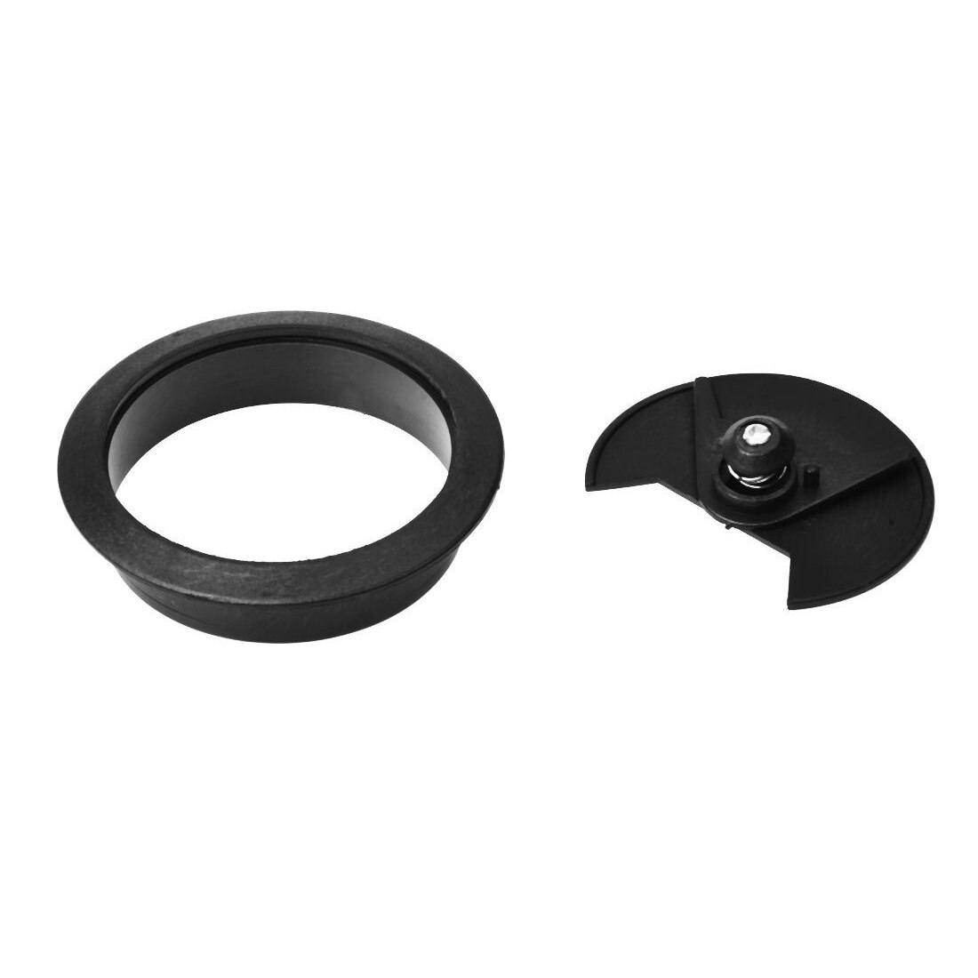 DSHA 20pcs PC Computer Desk Grommet Wire Hole Cap Cable Cover 60mm Black