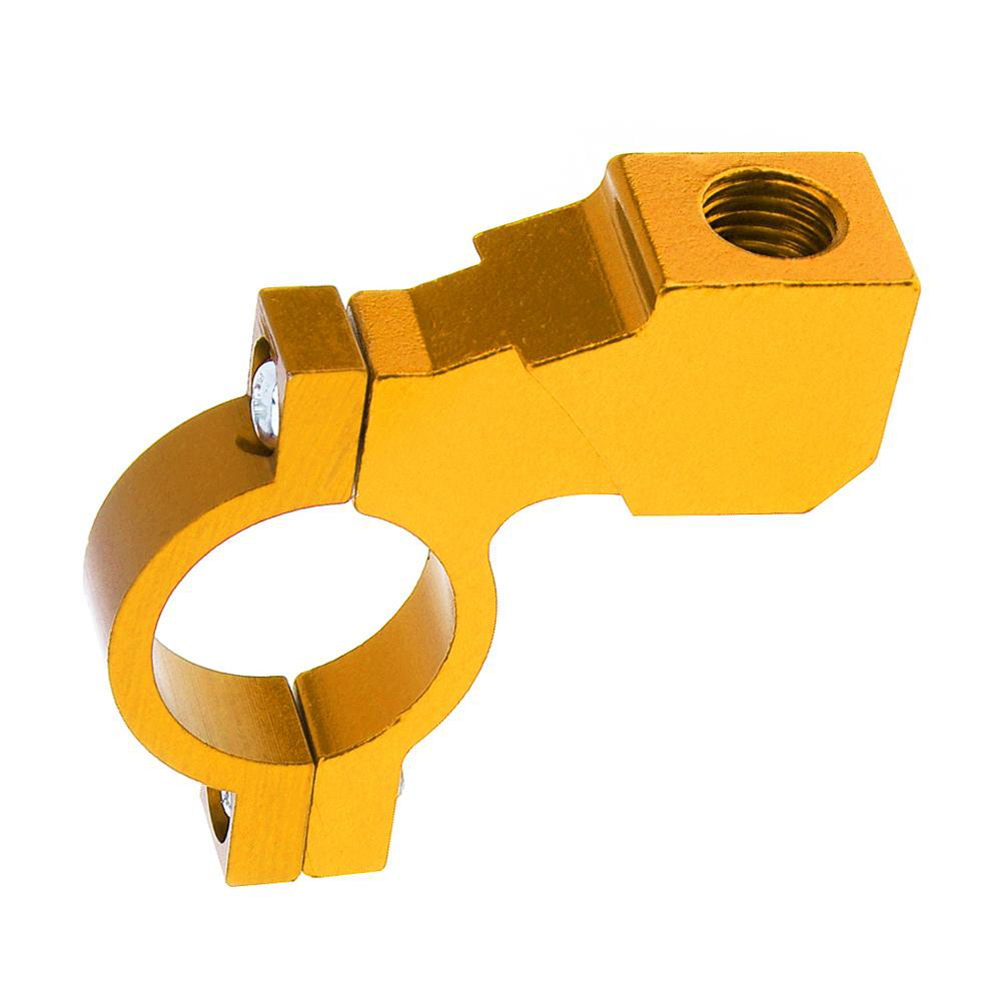 Motocicleta Rear View Mirror Bracket Mount Holder Clamp, Motocicleta Guiador Retrovisor Mirror Clamp, Rosca 10mm