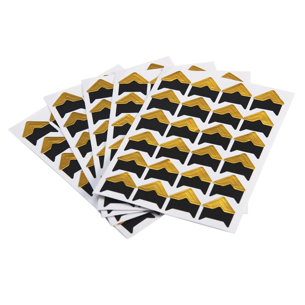 5 feuilles d&#39;autocollants coins de Photo, papier auto-adhésif, pour montage de Photo, pour Scrapbooking, Album