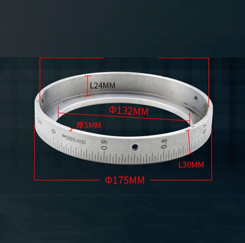1Set Taiwan Surface Grinder Z-Axis Scale Ring M614 M618 Hand Grinding Cast Iron Inner Hand Wheel Dial Up And Down Scale: scale ring