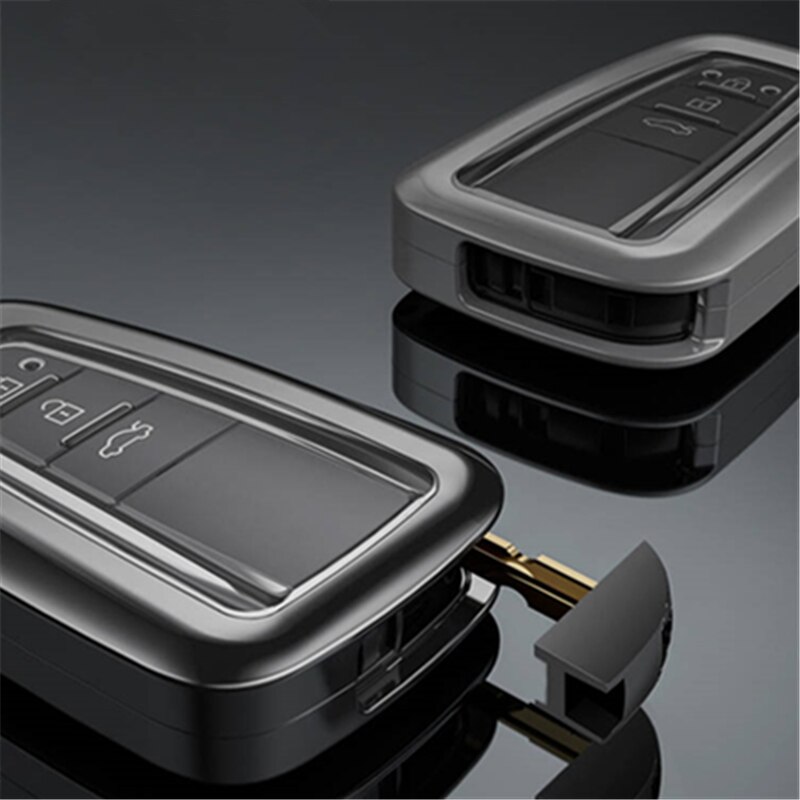 TPU Car Key Case Full Cover Shell For TOYOTA RAV4 Alphard FJ CRUISER Car Keychain