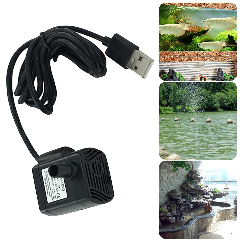 USB Powered Micro Water Pump Submersible Mini Water Dispenser For Aquarium Fish Fountain Small Fish Tank Pet