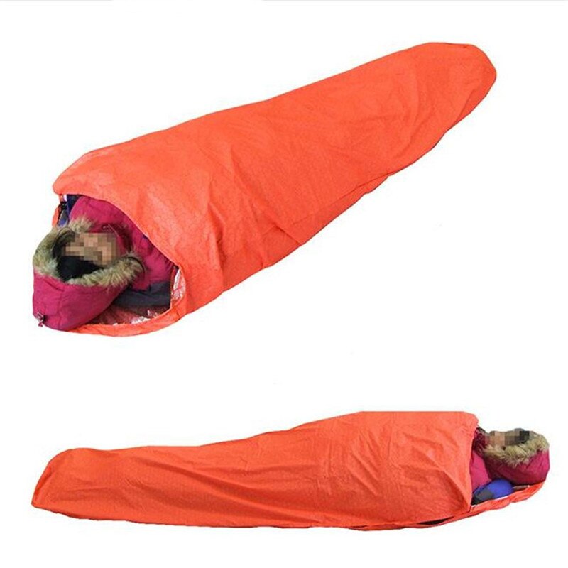 Outdoor Camping Sleeping Bag Heat Reflective Thermal Insulation Sleeping Bag Camping Adventure Emergency Life-saving Blanket