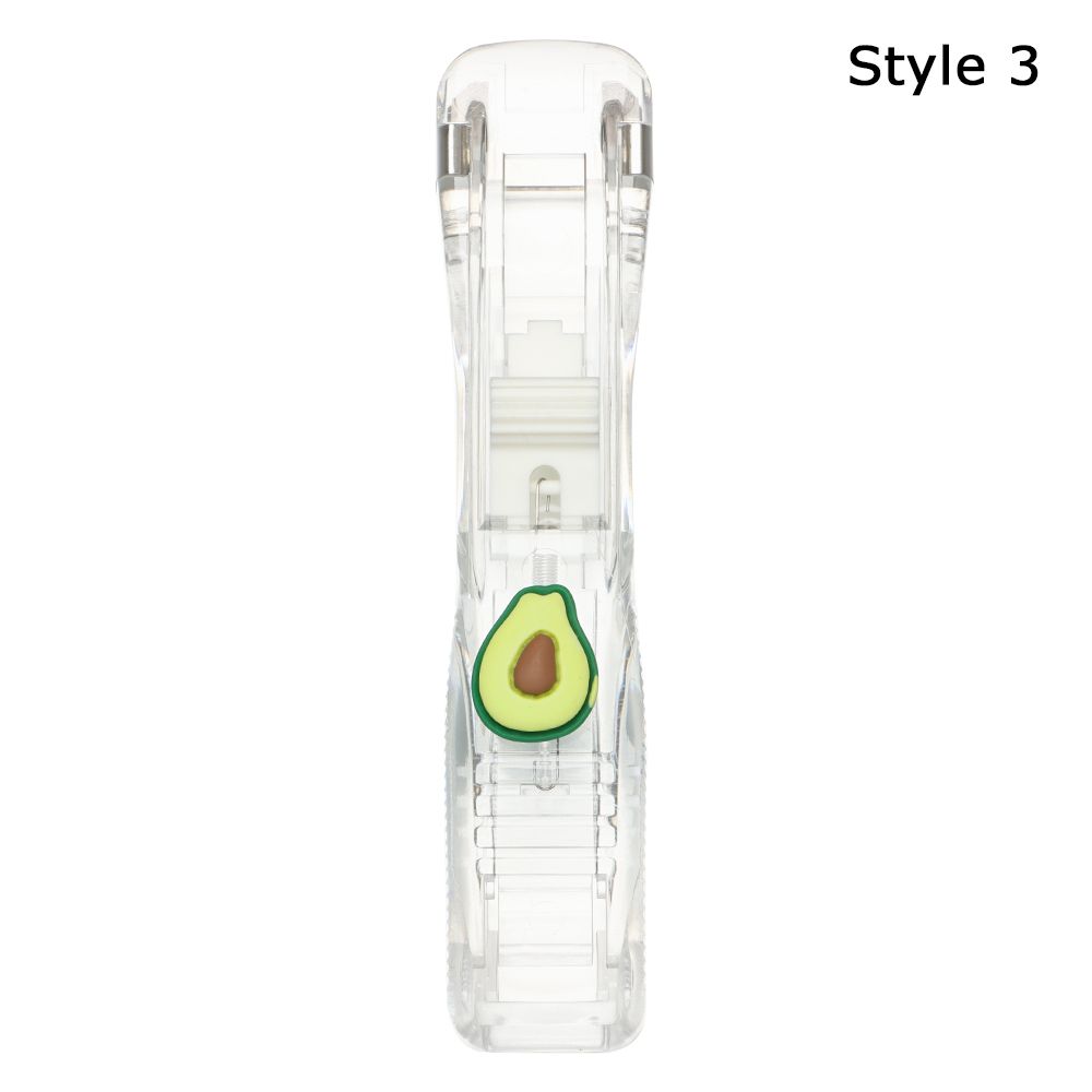 2022 Push Clip Stapler Staple Remover Binder Push Clamp Tape Dispenser Paper Clips Office Supplies Set Desktop Supplies: Style 3