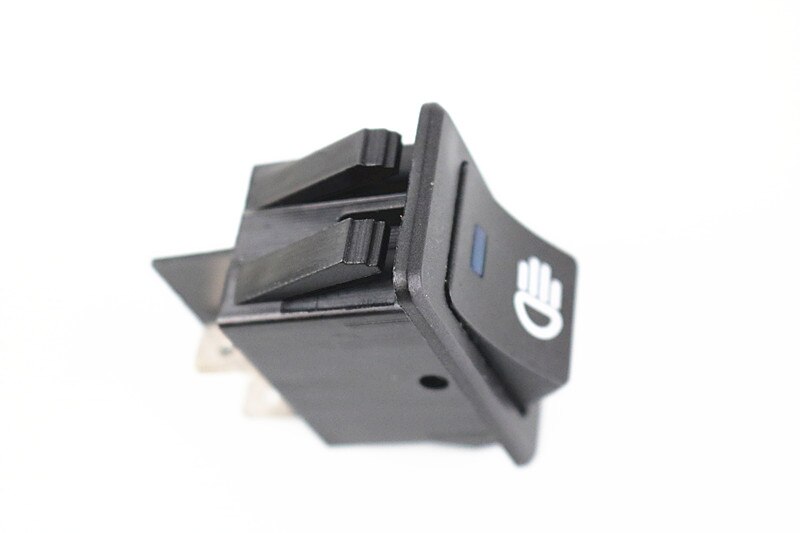 KCD4 Rocker Switch ON-OFF 2 Position 4 Pins LED 12V 35A automobile refitting fog lamp switch with light Rocker switch: Blue