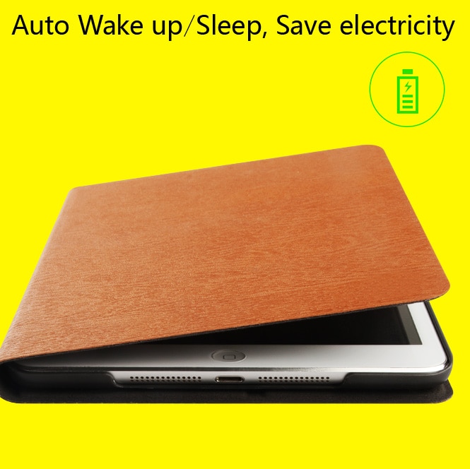 Pour iPad Air 2 Air 1 étui iPad 9.7 pouces simplicité PU cuir couverture intelligente étui Folio housse de réveil automatique