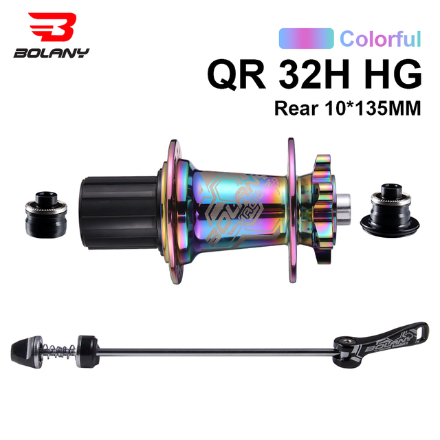 Bolany-bujes de bicicleta NBK, freno de disco, 32 orificios, 4 rodamientos sellados, aleación de aluminio, liberación rápida, eje de MTB 8 9 10 11 12 velocidades