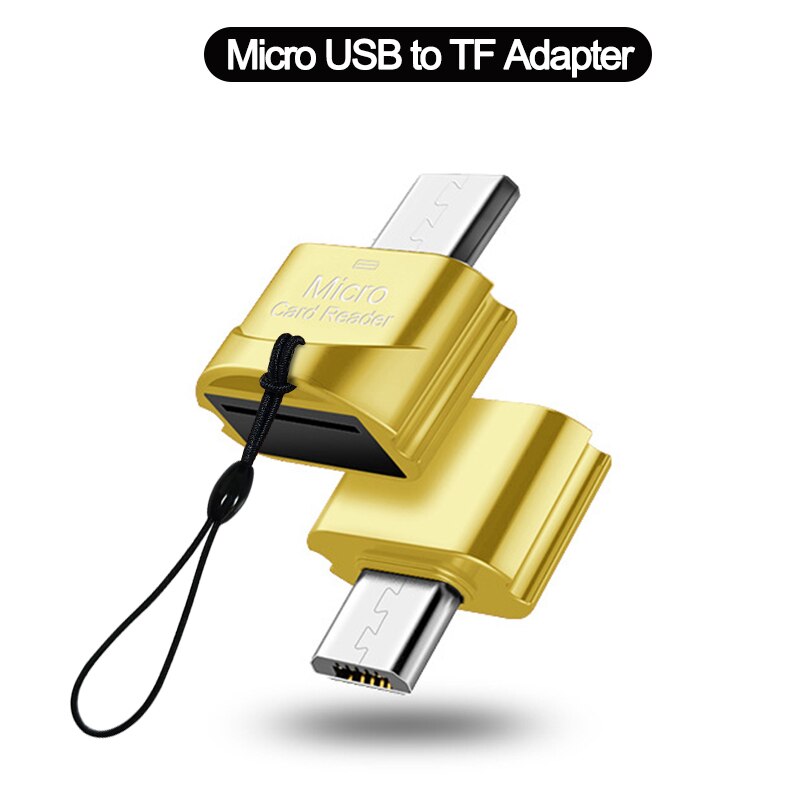 Typ C Zu Micro-SD TF Adapter OTG Speicher Kartenleser Für PC Samsung Micro USB Zu Micro-SD Adapter Konverter Für Laptop Macbook: Micro to TF-Gold