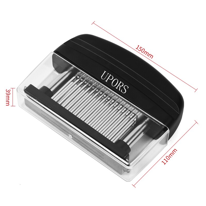 48 Blade Rvs Tenderizer Professionele Steak Kip Varkensvlees Tenderizer Keuken Tool Met Veiligheidsslot