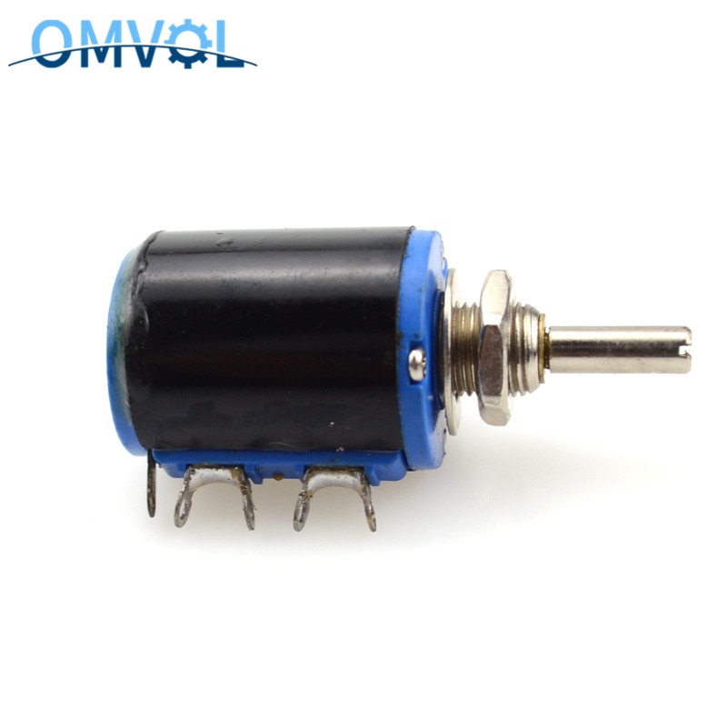 Wxd 3-12 100 220 470 1k 2 k 2 4 k 7 10k 22 k 47k ohm 100r 220r 470r 2.2k 3.3k 4.7k wxd 3-12 trådlindad potentiometer