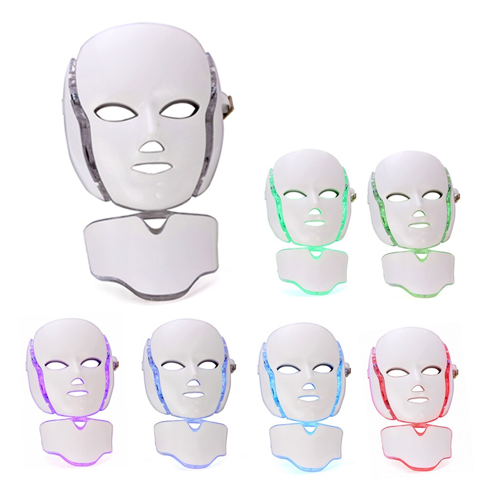 7 Colors Beauty Therapy Photon Led Facial Mask Light Therapy Face Skin Lifting Beauty Rejuvenation Device