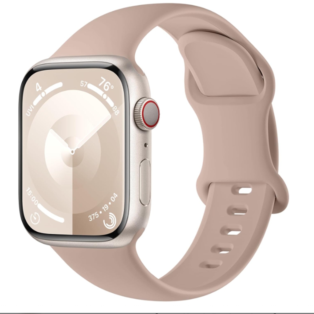 Siliconen lus Voor Apple Horloge band vrouwen voor iwatch 10/9/7/38mm 40mm 41mm 42mm 44mm 45mm 46mm Band