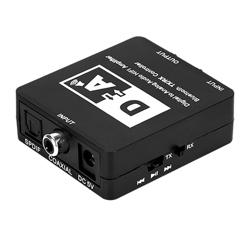 -digitaler optischer koaxial-kopfhörerverstärker-decoder mit optischer faser und lautstärkeregler: Default Title