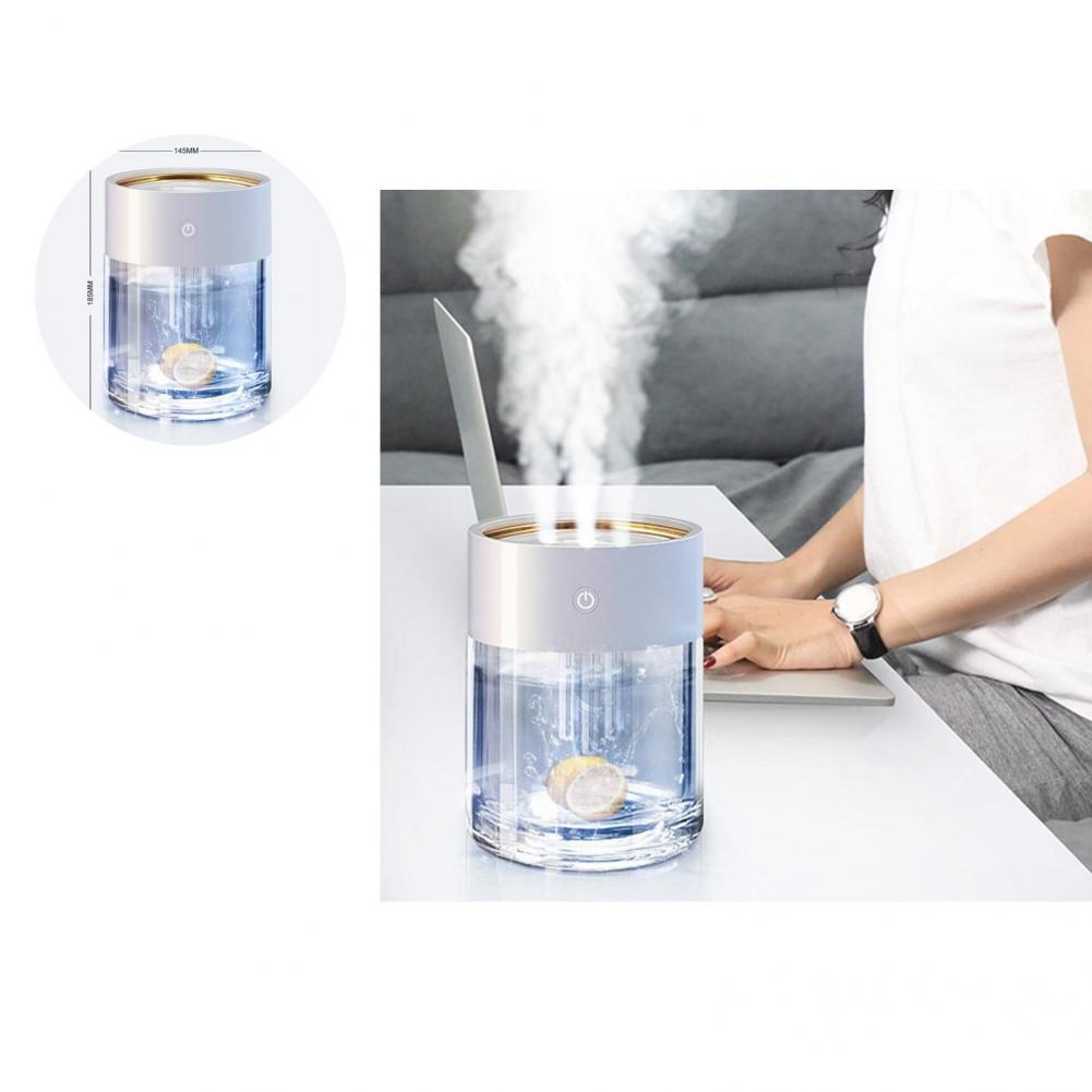 2L Cool Mist Humidifier Powerful White Low Noise Three Holes Air Humidifier Mini Humidifier for Living Room