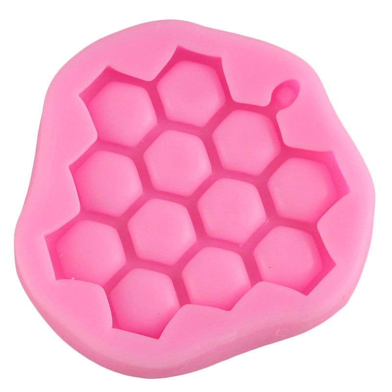 Bee Honeycomb Cookie Baking Silicone Mould Cake Decorating Tools DIY Cupcake Fondant Candy Clay Chocolate Gumpaste Moulds