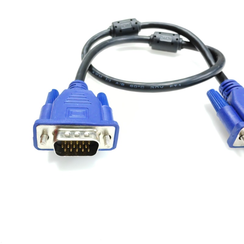 VGA 15pin HD15 Male Extension Video Cable for Computer Host Monitor Display Projector 30cm