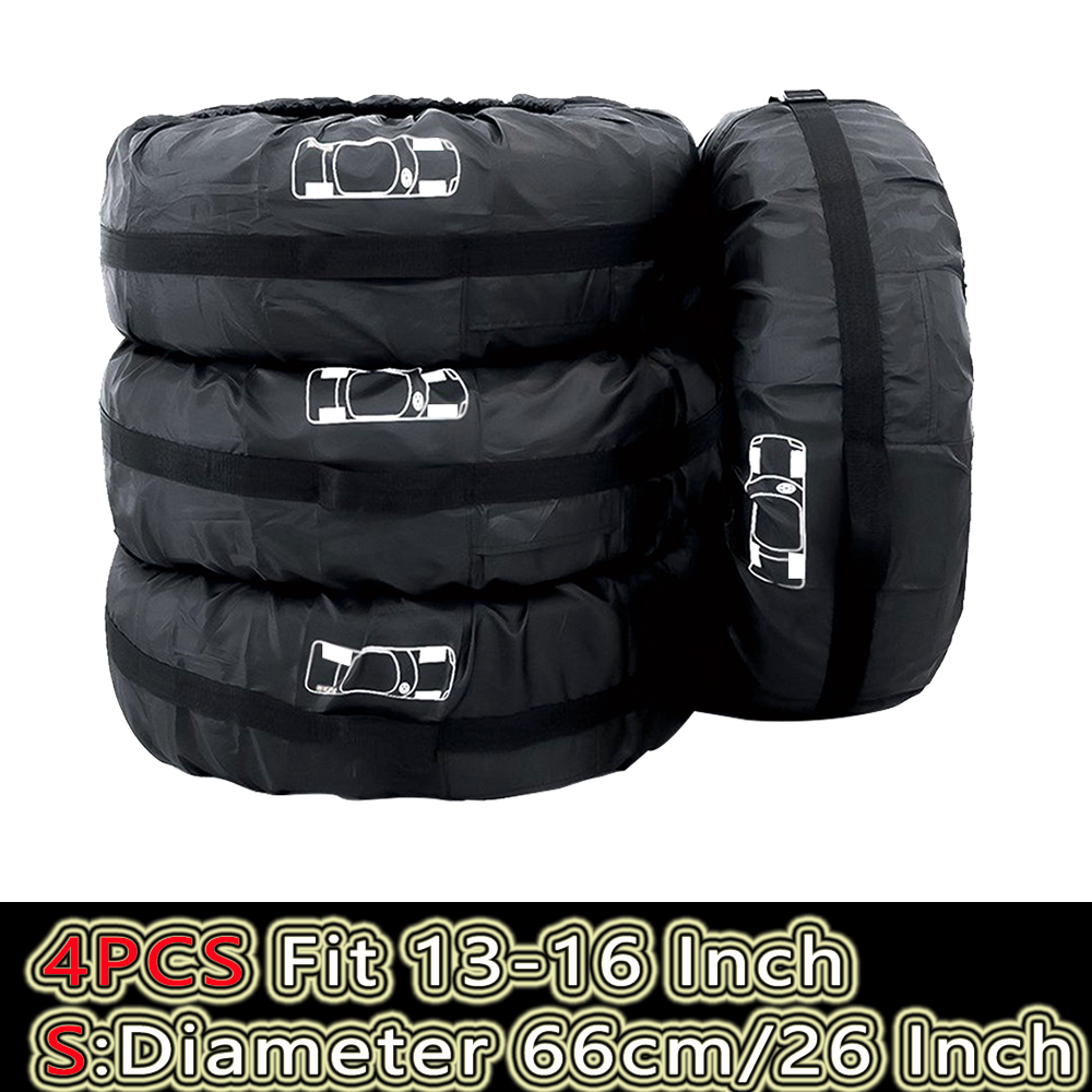 4 Teile/los Auto Reserverad Abdeckung Auto Rad Reifen Lagerung Taschen Staubdicht Schutzhülle Auto Styling Fahrzeug Reifen Zubehör: Lavendel