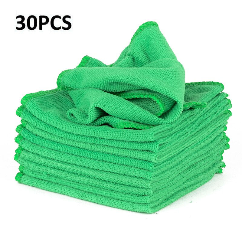 Set schoonmaakdoeken 30 stuks auto detailing zachte doek stofdoek wassen thuis vrachtwagen
