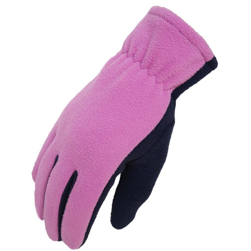 Dichski Vrouwen Mannen Winter Warm Skiën Handschoenen Mannen Ski Handschoenen Snowboard Handschoenen Motorrijden Wanten Sneeuw Windstopper Handschoen: Q308 Pink dark blue