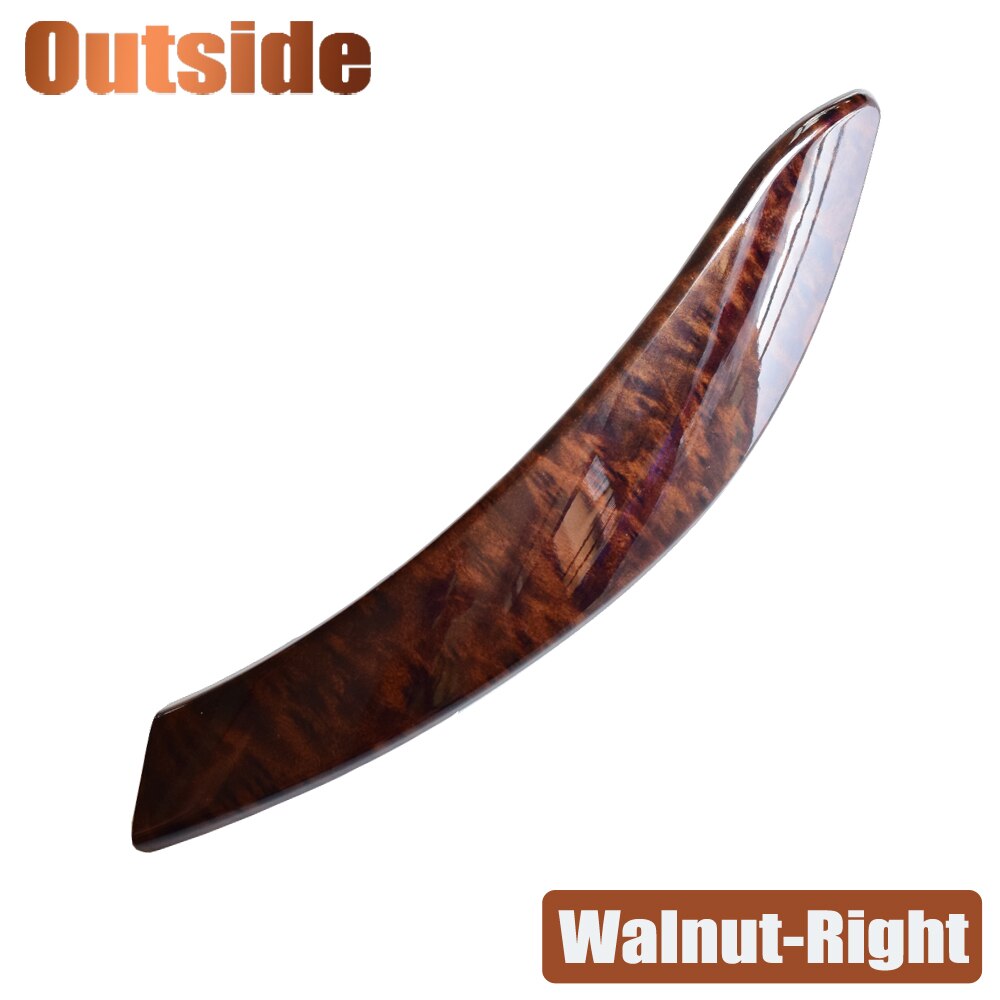 Auto Snap-In Interieur Deurklink Beschermen Trim Pull Carbon Textuur Voor Bmw 3 4 Serie F30 F31 f32 F33 F34 F35 F80 F82 -19: Walnut-Right-outer