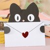 Enveloppe animal de dessin animé 30 pièces/ensemble, carte message de remerciement, carte de vœux d'anniversaire pour bébé, cartes de , feuille universelle: 4