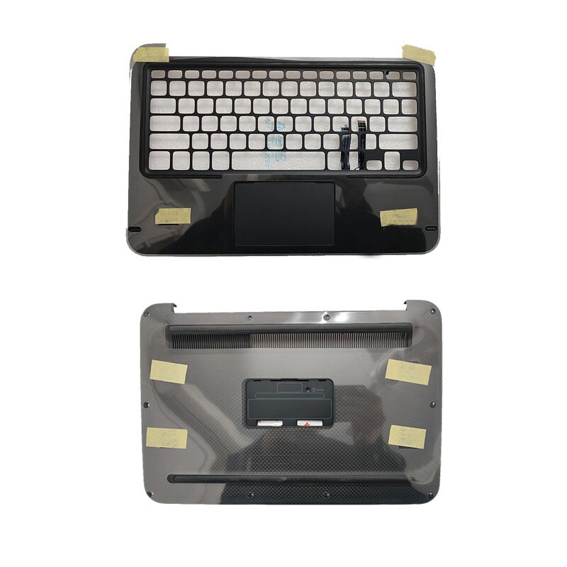 For The Dell XPS 12 9Q33 LCD Back Cover / LCD Front Bezel / Palm Rest / Bottom Cover / Hinge / Black