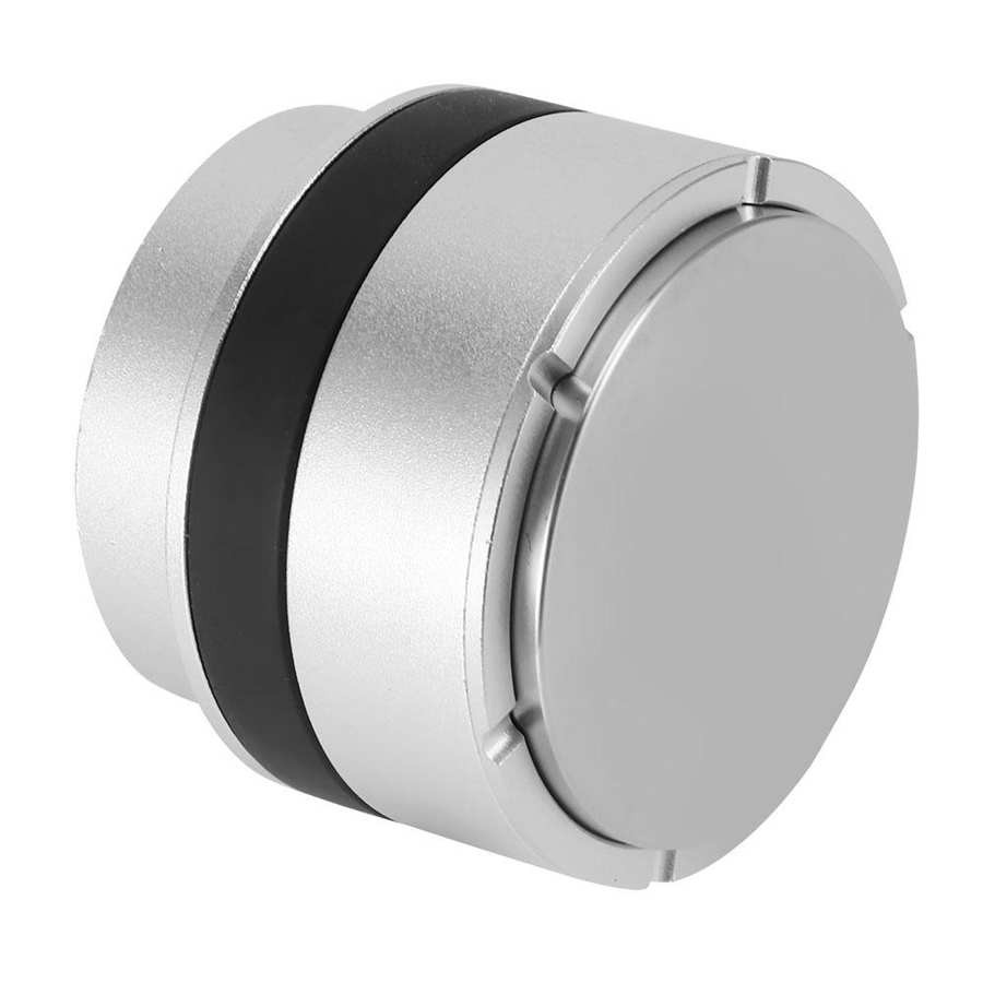 Coffee Make Machine Parts Stainless Steel Coffee Power Tamper Distributor Leveler Coffee Making Accessory Silver 57mm