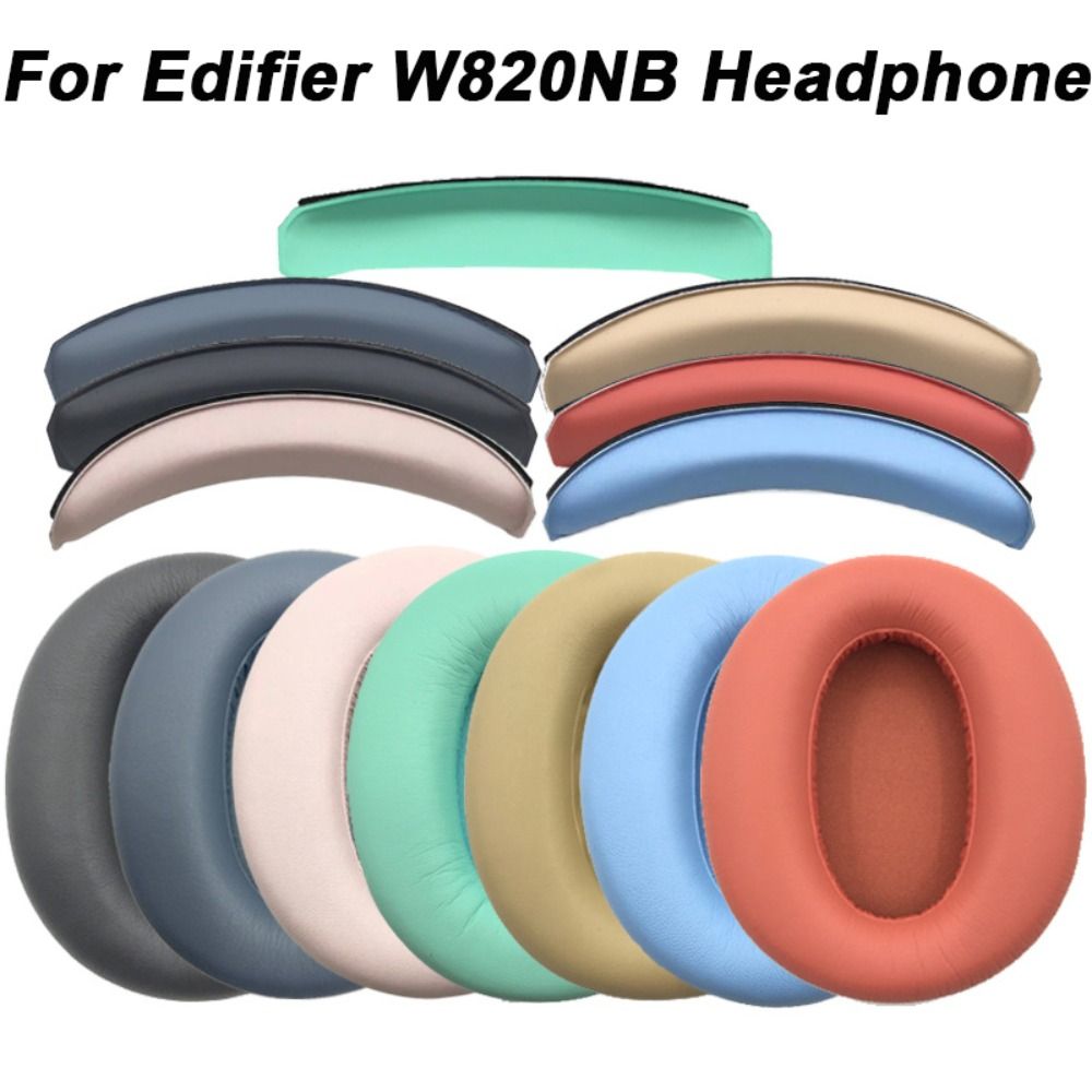 Almohadillas de repuesto para auriculares, almohadillas para auriculares, funda de cojín, accesorios, almohadilla de haz de cabeza de esponja para Edifier W820NB