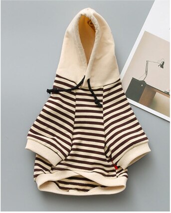 Huisdier Kleding Mode Hoodies Voor Kleinere Honden Kat Kleding Eigenaar En Huisdier Bijpassende Pak Chihuahua Teddy Schauzer Pugs: pet clothes  khaki / S