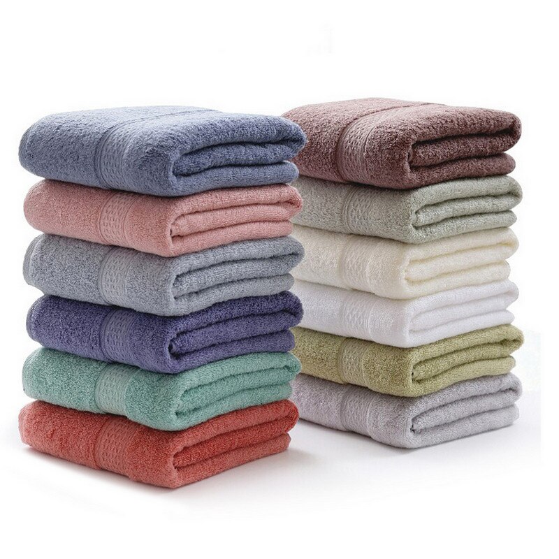 Hudvenligt bomuldshåndklæde superabsorberende håndklæde ikke let falme brugt vask ansigt og hænder voksen unseix tykt badehåndklæde sæt
