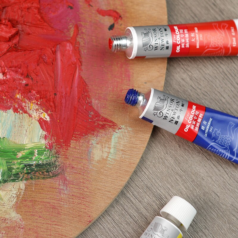 Winsor & Newton Aquarellen Acryl Olieverf Set 12/18/24/36 Kleuren 10Ml Tube Rijke Pigmenten Blijvende Voor Beginners Student