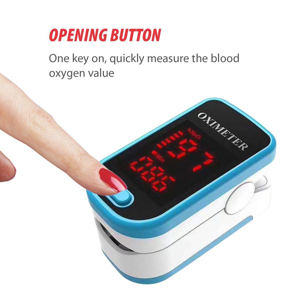 Oxímetro Digital de pulso para la yema del dedo, medidor de saturación de oxígeno en sangre, Monitor de salud SPO2 PR OLED para el hogar