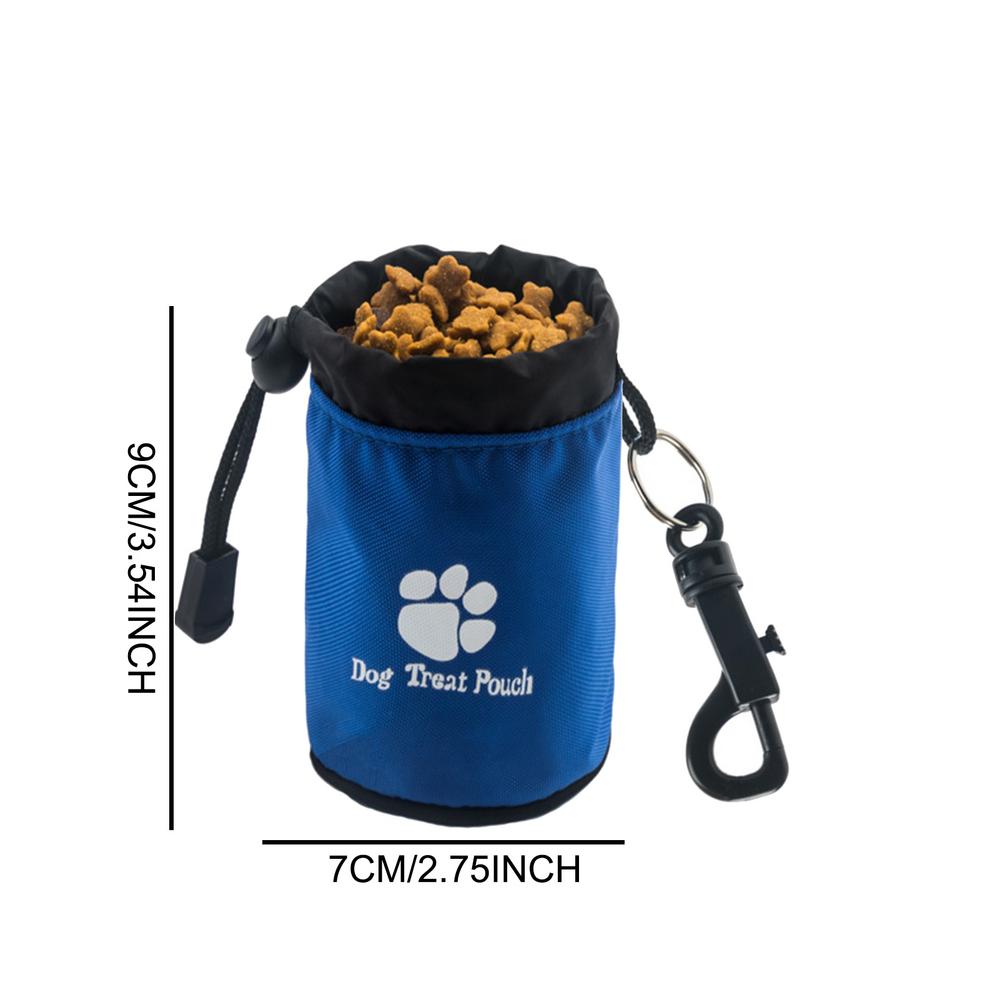 Honden Traktatie Trainingszakje Draagbare Training Hond Snack Taille Tas Dierenvoeder Loopzak Snack Zakje Puppy Traktatie Tas: witte rijst