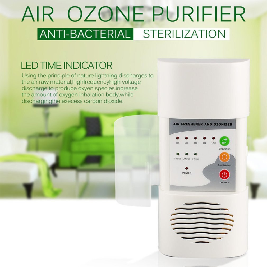 Luft ozonisator luftrenser hjem deodorizer ozon ioniseringsgenerator sterilisering bakteriedræbende filter desinfektion renrum