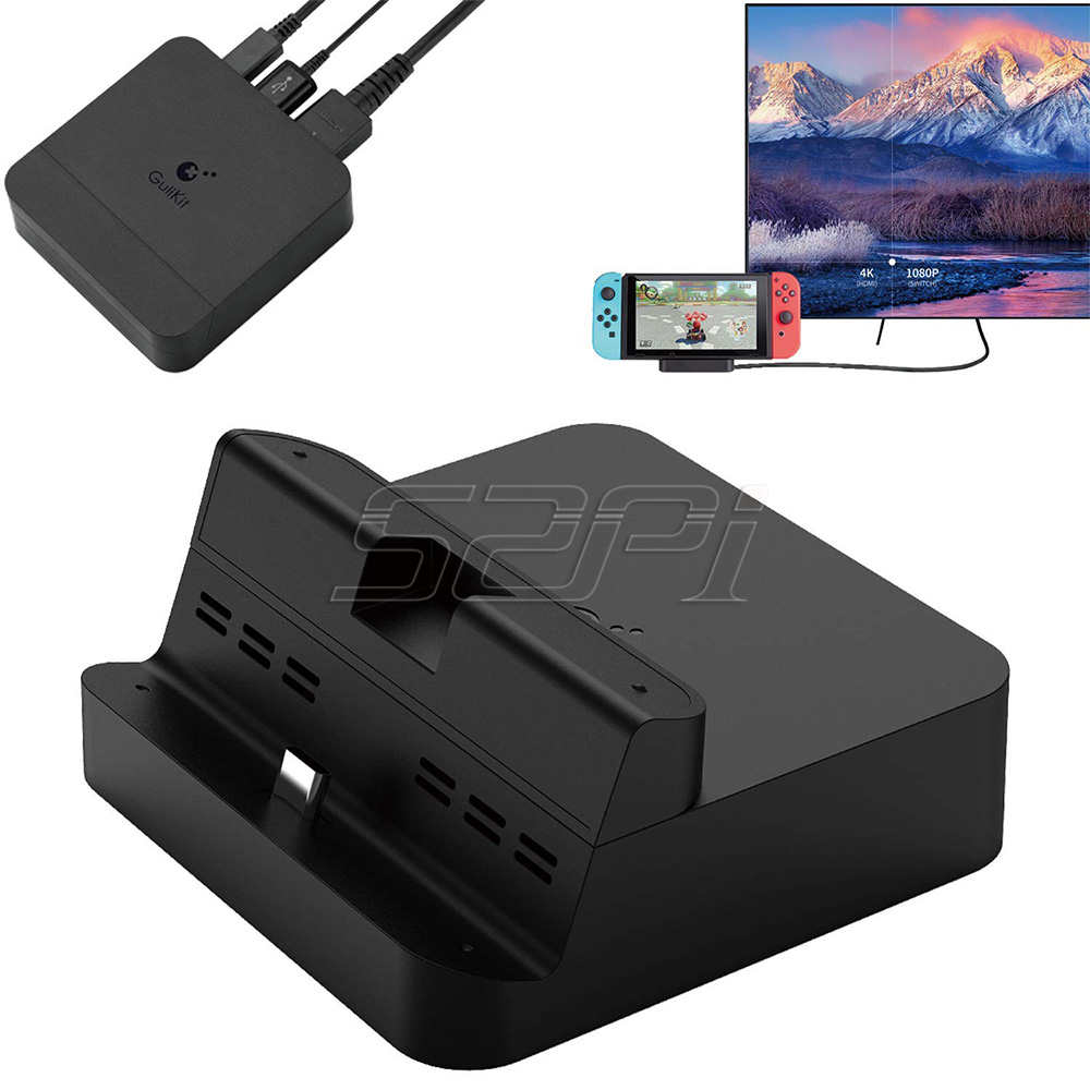 52Pi Gulikit NS05 Portable Dock For Nintendo Switch Docking Station with USB-C PD Charging Stand Adapter USB 3.0 Port