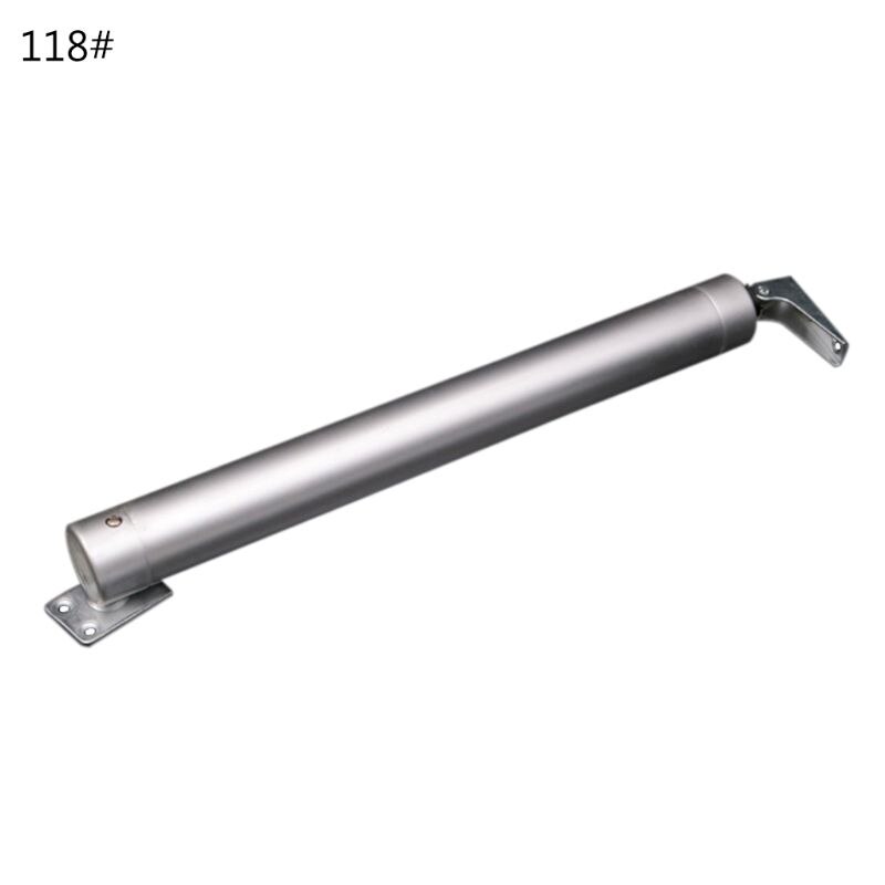 Amortiguador de cierre de puerta de resorte de soporte hidráulico neumático de aleación de aluminio, posicionamiento automático para el hogar