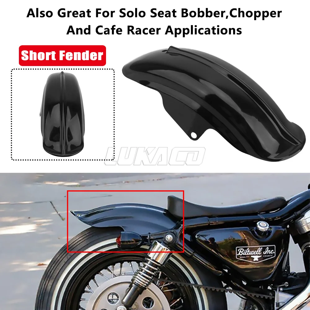 Garde-boue arrière universel pour moto, ABS, garde-boue court pour Bobber Chopper Cafe Racer, accessoires de Motocross, cadres de pièces