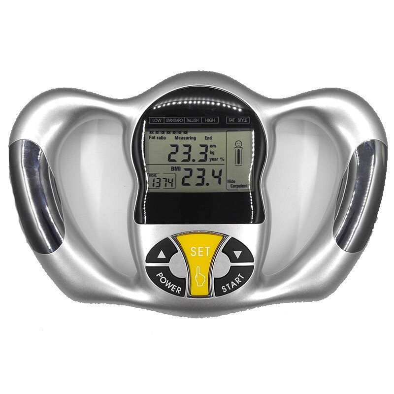 Handheld Lichaamsvet Meter Bmi Test Lcd-scherm Gezondheid Vet Analyzer Monitor